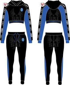 Haute qualité personnalisé Zeta Phi Beta sororité survêtement poids lourd survêtements bouffée impression sweat à capuche et pantalon de survêtement ensemble - Product Image 3