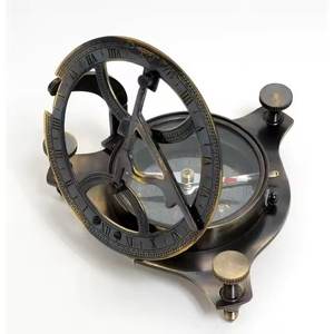 เข็มทิศทองเหลืองแม่เหล็กที่แกะสลักด้วยมือสำหรับการเดินเรือในการเดินเรือสำหรับการตั้งแคมป์การปีนเขาหรือการตกแต่งบ้าน - Product Image 5