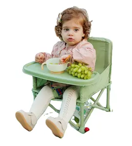 Fast Easy Compact Fold Portable Baby Folding Portable Travel Beach Chair Multi-function Booster Seat Dining outdoor Chair