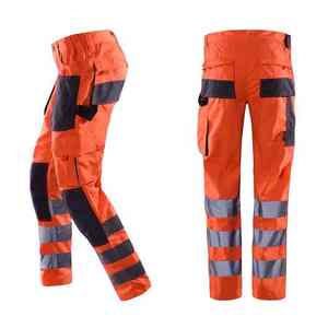 กางเกงทำงานปักลายระบายอากาศได้ดีดีไซน์เอวกลางน้ำหนักเบาสไตล์สตรีทผ้าฝ้าย100% ตามสั่ง - Product Image 1