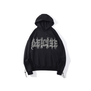 Oem Sportswear Pullover Streetwear Sweats à capuche coréens en coton délavé à l'acide Sweat à capuche sans cordon Personnalisé Vintage Sweats à capuche vieillis Hommes - Product Image 1