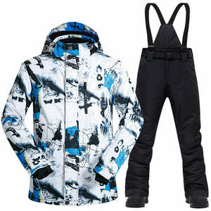 Traje de Esquí Unisex Grueso para Invierno 2025/2026, Tecnología de Calefacción, Estampado, Impermeable, Secado Rápido para Máxima Comodidad y Calor - Product Image 4