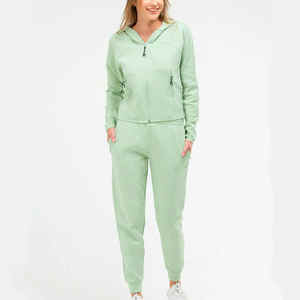 Chándal con Capucha para Mujer, Diseño Moderno, Lavado Ácido, Color Sólido, Nuevo, Superventas, Estilo Urbano para Correr - Product Image 1