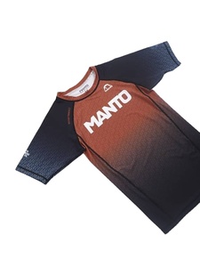 Custom Logo High Quality Wholesale Jiu Jitsu Fitness <b>Swim</b> <b>Shirts</b> Printed Long Sleeve MMA for <b>Men</b> Bjj Rashguard Rash Guard - Product Image 2