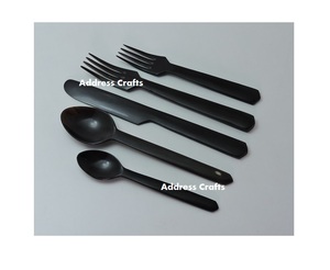 Ensemble de couverts en corne le plus populaire avec un design élégant, parfait pour les hôtels, les restaurants, les mariages, les ustensiles de cuisine, les couverts au meilleur prix - Product Image 5
