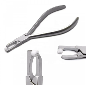 IMANS ENTERPRISES IE-DP-0016 Pince de dissolvant de support angulé postérieur de meilleure qualité Instruments dentaires manuels à long manche - Product Image 1