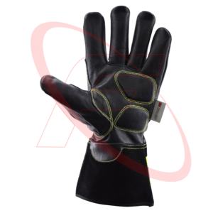 Gants en cuir de champ pétrolier de haute qualité 5 gants de conducteur de protection contre les chocs pour une utilisation en extérieur en gros au Pakistan - Product Image 3