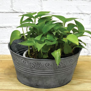 Alvanized-diseñador lanter con impresión, precio al por mayor - Product Image 1