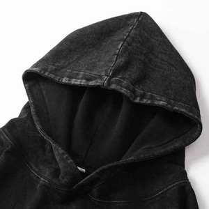Sudaderas con Capucha Personalizadas de Felpa Francesa Lavada al Ácido, 100% Algodón, Bordadas, Térmicas, Transpirables, para Invierno, Precio Económico - Product Image 2