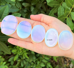 หินคริสตัลธรรมชาติอัญมณีหินโอปอลหินโอปอลหินนวดนิ้วหัวแม่มือหินโอปอลรักษาจำนวนมาก - Product Image 5