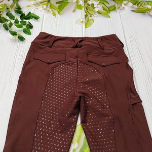 Pantalones ecuestres de sublimación al por mayor de fábrica, pantalones de montar de calidad superior con ajuste cómodo elástico y logotipo personalizado - Product Image 6
