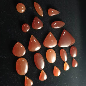 Piedras de Cabujón Sueltas de Cornalina Natural de la Mejor Calidad, Piedras Preciosas de Forma de Pera para Mujer, Gran Venta, 20% de Descuento y Regalo - Product Image 2