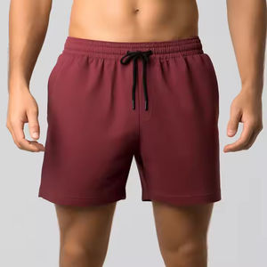 <b>Men's</b> Comfortable Cotton Fleece Gym <b>Shorts</b> Wholesale Athletic Sweat <b>Short</b> Pants OEM Solid <b>Pattern</b> Sports <b>Shorts</b> - Product Image 1