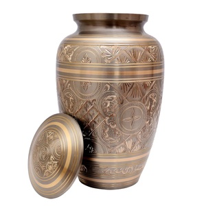 Urna de cremación para adultos decorativa de estilo europeo de tendencia superior Equipo de servicio funerario Tamaño personalizado Forma de color - Product Image 1