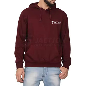 Último diseño básico hombres sudaderas con capucha hechas en Pakistán estilo callejero precio al por mayor sudaderas con capucha personalizadas - Product Image 1