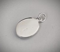 Composants de bijoux en argent sterling 925 plaqué or 18 carats, minimalistes, avec sertissage ovale et monture en coupelle, pour souvenir de lait maternel