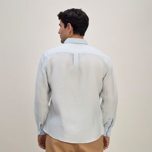 เสื้อเชิ้ตผ้าฝ้ายขายส่ง มีกระเป๋า สไตล์ลำลอง ติดกระดุม แขนยาว ผ้าซาติน ระบายอากาศได้ดี สำหรับผู้ชาย - Product Image 4