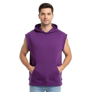 เสื้อกล้ามมีฮู้ดสำหรับผู้ชาย ผ้าระบายอากาศ เหมาะสำหรับออกกำลังกาย ฟิตเนส เล่นกีฬา และไลฟ์สไตล์ - Product Image 1