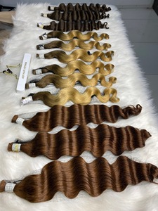 ผมต่อ ADY HAIR VIETNAM บราซิลเลี่ยน เรมี่ เฮร์ เอ็กซ์เทนชั่นส์ แบบเย็บสองชั้น เนื้อผมนุ่มสลวยตรงเป็นลอน ความยาว 8-40 นิ้ว ทุกสี ย้อมได้ - Product Image 5