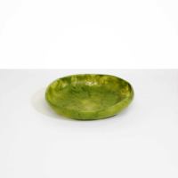 Bol en résine polie fait main, design minimaliste pour la décoration intérieure et le service alimentaire, écologique et compatible lave-vaisselle
