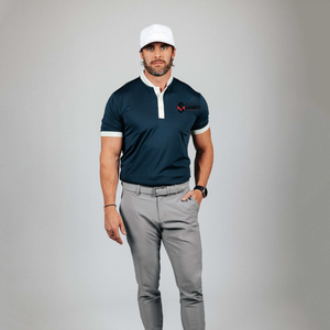 เสื้อโปโลแขนสั้นสำหรับผู้ชายเสื้อเชิ๊ตแบบลำลองมีปกพิมพ์โลโก้ออกแบบได้ตามต้องการ - Product Image 1