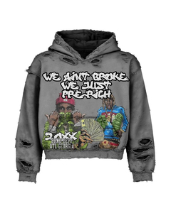 Sweat à capuche décontracté tendance en coton 100% pour l'hiver, avec options de motifs imprimés - Personnalisez vos besoins - Product Image 3