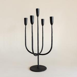 Candélabre en métal doré fait à la main avec décoration de centre de table de mariage de couleur personnalisée à vendre en gros - Product Image 3