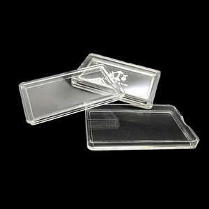 1 Unzen Silber Barren Container Hülle klar Acryl 999 fein reine Münze Kunststoff-Verpackungsbox - Product Image 4