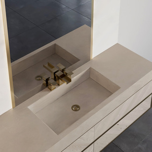 Encimeras de Cuarzo Artificial para Baño y Cocina Modernas Personalizadas, Encimeras Ecológicas Resistentes al Fuego para Proyectos Hoteleros, Corte Prefabricado - Product Image 2