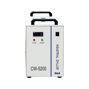 CW3000 tanaman pendingin air CO2, CW5000 CW5200 AC 1P 110V/220V resirkulasi tegak untuk Laser industri