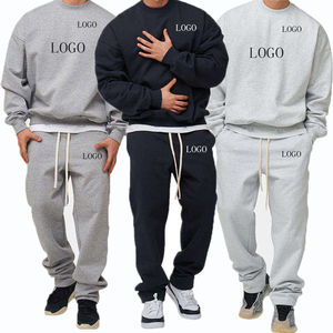 2025 personalizado Boxy fit Tech Fleece 100% algodón ropa deportiva liso Jogging transpirable chándal de gran tamaño para Unisex - Product Image 1