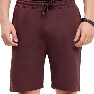 Shorts en coton respirant pour homme avec cordon de serrage et logo à la taille, 100% coton, extensible dans les 4 sens - Product Image 5