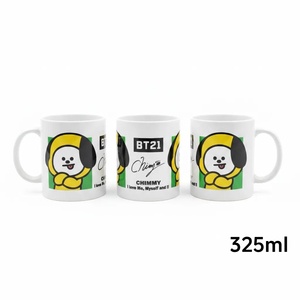 แก้วกาแฟเซรามิคการ์ตูน BT21 ชิมมี่ 325 มล. ใช้กับเครื่องล้างจานและไมโครเวฟได้ บรรจุในกล่องของขวัญ - Product Image 6