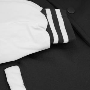 Manufacturer High Quality Men's Varsity Jacket Custom Baseball Letterman Stand Embroidery High Street Varsity Jackets - Product Image 3