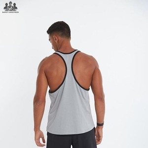 Hot Selling Men's Casual Knitted 100% Cotton Workout Gym Tank Top Breathable Eco-Friendly Quick Dry Bodybuilding <b>Vest</b> Low MOQ - Product Image 2
