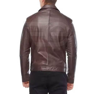 Chaqueta de Cuero para Hombre, Estilo Urbano, Ropa de Invierno, Prenda de Cuero Resistente, Estilo Diario - Product Image 3