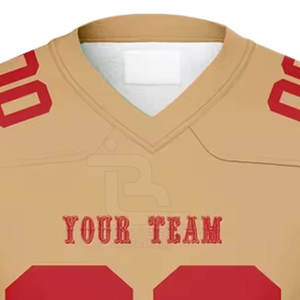 Servicios OEM, camiseta de fútbol americano de último estilo, camiseta de fútbol americano de diseño personalizado de alta calidad - Product Image 5