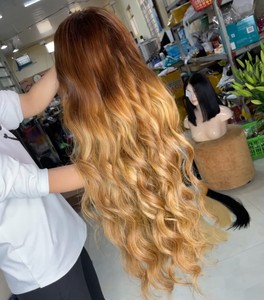 วิกผมหยักศกธรรมชาติจากผมมนุษย์เวียดนาม100% ผมจริงไม่ผสมสีตามสั่ง - Product Image 5