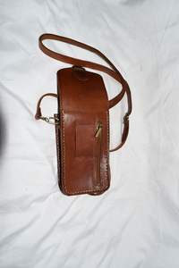 Moroccansoul - Bolsa Portátil Vintage de Cuero Genuino de 7 Pulgadas con Forro de Algodón - Origen MA - Product Image 6