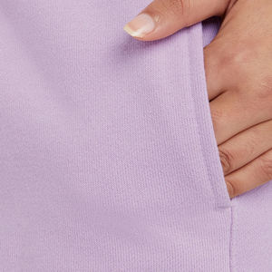 High Quality Women's 100% Cotton Jogger Pants Customized Logo Casual Winter <b>Trousers</b> with <b>Drawstring</b> Closure Flat Front Print - Product Image 4