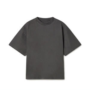 Vente en gros de t-shirts surdimensionnés décontractés à col rond pour hommes 100% coton mélangé 200g/m2 T Shirt pour hommes en coton lourd - Product Image 1