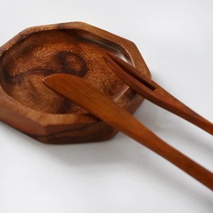 Cuchillo de mantequilla de pastel de madera artesanal y uso de fiestas pulido brillante producto más vendido cuchara de cuchillo de pastel de madera - Product Image 1