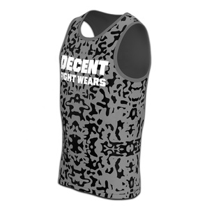 Decent Fight Wears Men's <b>Camo</b> Tank <b>Top</b> Moisture Wicking Quick Dry Athletic Fit Mixed Martial Arts Apparel - Product Image 2