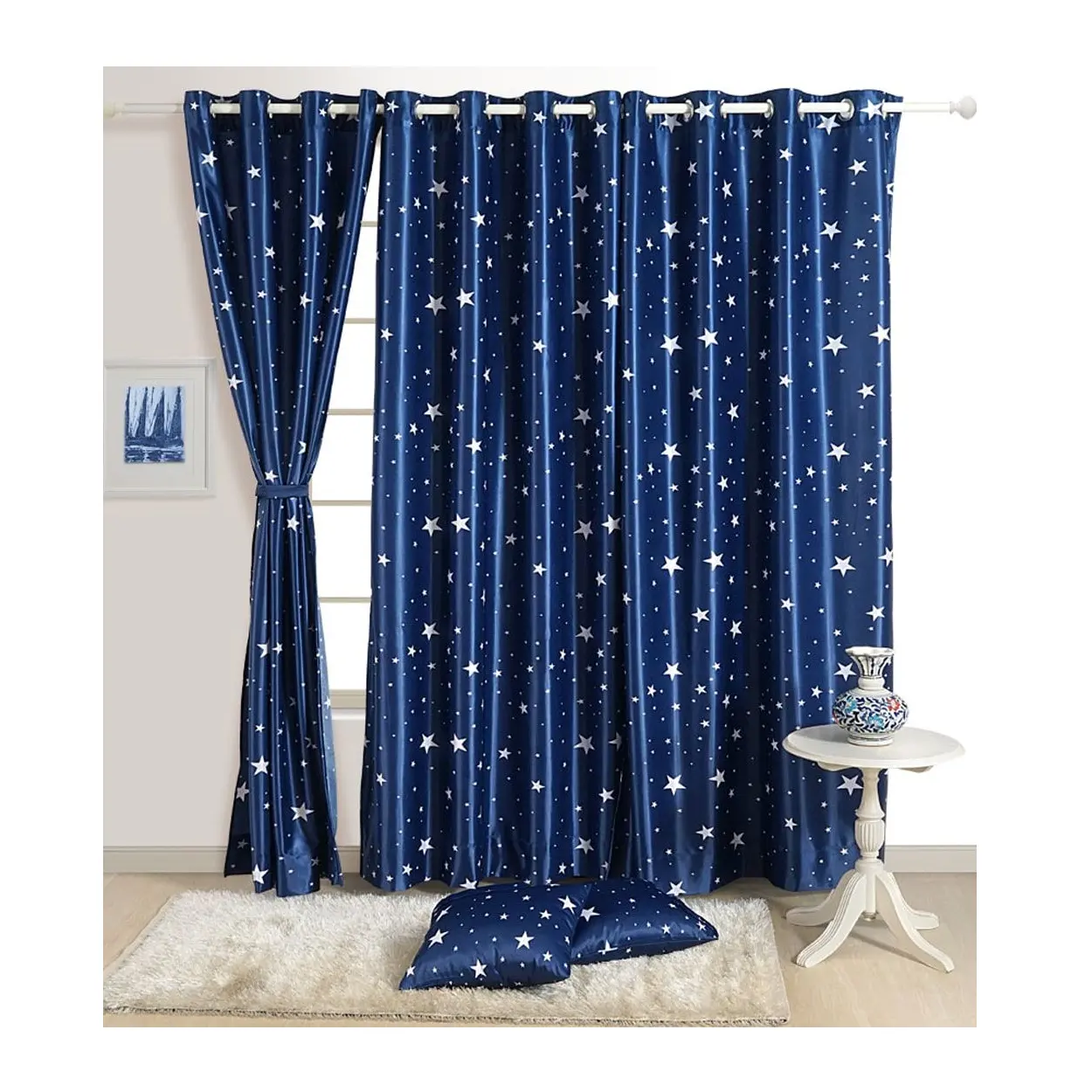 Direct Factory Supply Home Stars Omega Curtains with Top Grade Material Made For Home Decoration By Indian Exporters