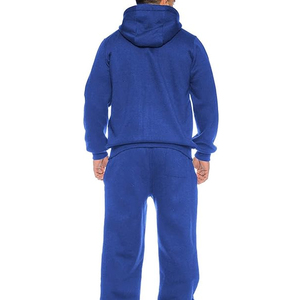 Survêtement athlétique à capuche pour homme, survêtement de jogging pour homme, survêtement bleu royal - Product Image 1