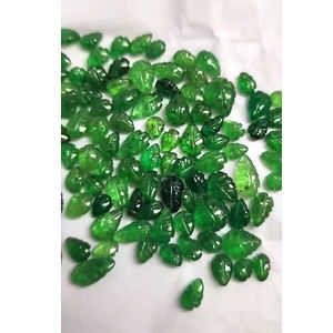 95ชิ้นของ tsavorite ธรรมชาติ5มม. ถึง10มม. ใบแกะสลัก84ซม. ใบ briolette คุณภาพสูงใบอัญมณีหลวมเรา $151สำหรับทุกคน - Product Image 4