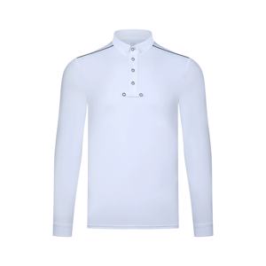 Camisas Ecuestres de Manga Larga con Cierre en el Cuello para Mujer, Ropa Ecuestre de Secado Rápido para Montar a Caballo - Product Image 4