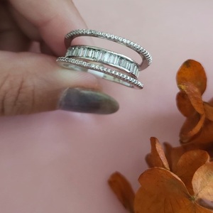 Designer Trendy Best Quality Silver Finish Stylish <b>Ring</b> For Function And Party Wedding Wear Collection For Women And <b>Girls</b> - Product Image 1