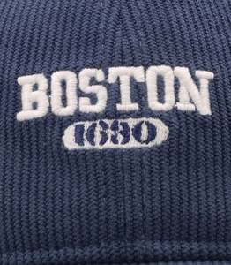 Gorra de Béisbol de Pana Personalizada al por Mayor con 6 Paneles y Bordado Original del Logotipo de Boston - Product Image 6