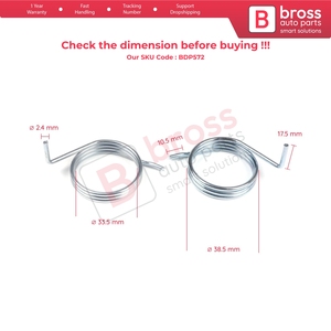 BDP572 Side Electrical Sliding <b>Door</b> Guide Rail Repair <b>Spring</b> Set 7E1843871 for T5 T6 Caravelle Multivan - Product Image 5
